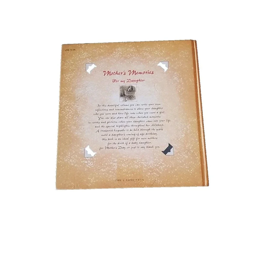 Mother's Memories for My Daughter-Book New Unused- Beautiful Sentimental